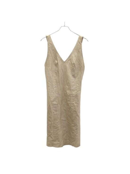 Fendi Dresses & Skirts - Fendi Vintage Leather Dress Beige 40